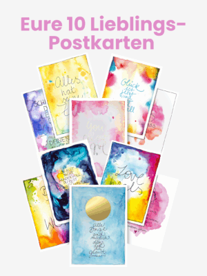10 Lieblingspostkarten von Anna im Set